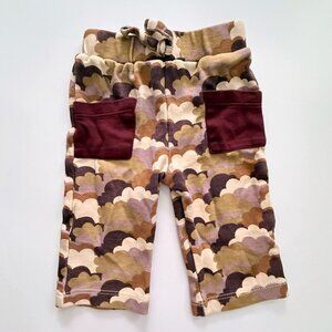 Kate Quinn mauve 70s clouds baby pants 3-6 months
